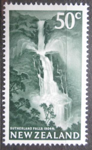 Poštová známka Nový Zéland 1967 Vodopády Sutherland Mi# 472
