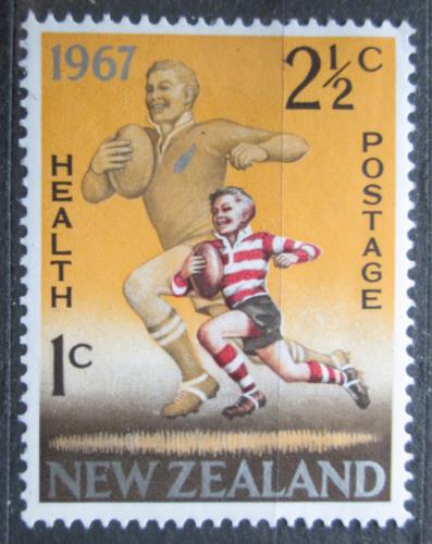 Poštová známka Nový Zéland 1967 Rugby Mi# 475