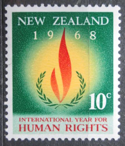 Poštová známka Nový Zéland 1968 Medzinárodný rok lidských práv Mi# 490