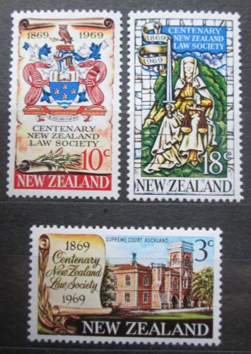 Poštové známky Nový Zéland 1969 Právnický kongres Mi# 499-501