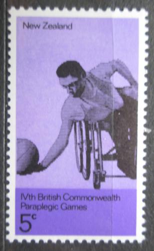 Poštová známka Nový Zéland 1974 Basketbal handycapovaných Mi# 621