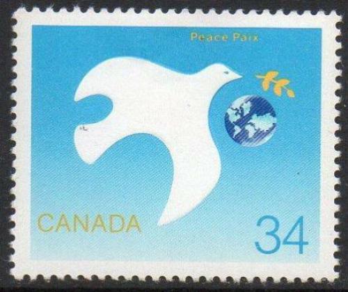 Poštová známka Kanada 1986 Holubice míru Mi# 1010