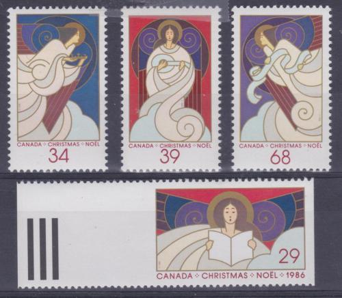 Poštové známky Kanada 1986 Vianoce Mi# 1013-16 Kat 5.90€