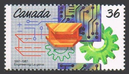 Poštová známka Kanada 1987 Symboly techniky Mi# 1040