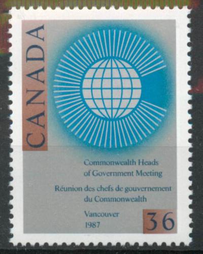 Poštová známka Kanada 1987 Konference Commonwealthu Mi# 1061