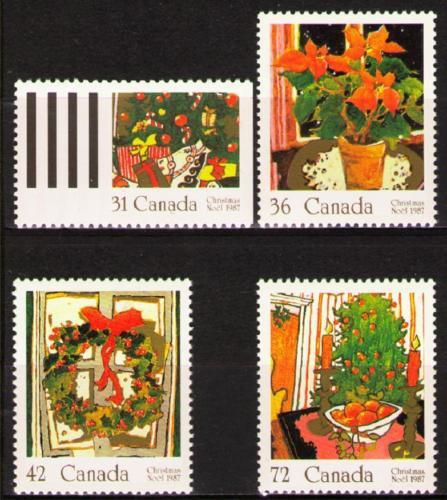 Poštové známky Kanada 1987 Vianoce Mi# 1062-65