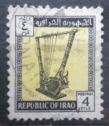 Poštová známka Irak 1963 Harfa Mi# 354