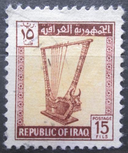 Poštová známka Irak 1963 Harfa Mi# 357 