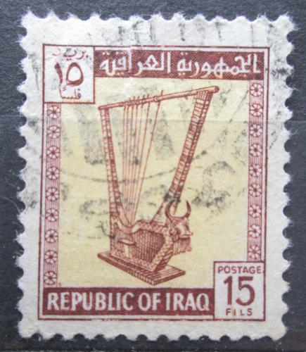 Poštová známka Irak 1963 Harfa Mi# 357 
