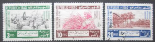 Poštové známky Irak 1963 Boj proti hladu Mi# 367-69