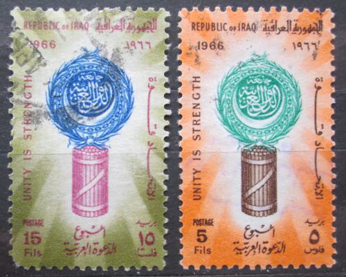 Poštové známky Irak 1966 Týden Arabské ligy Mi# 443-44