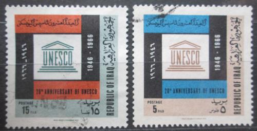 Poštové známky Irak 1966 UNESCO, 20. výroèie Mi# 470-71