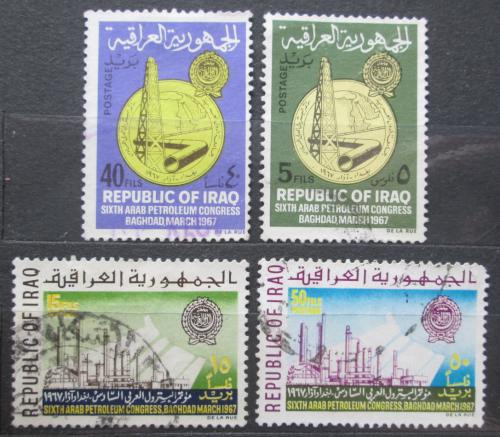 Poštové známky Irak 1967 Arabský ropný kongres Mi# 476-79