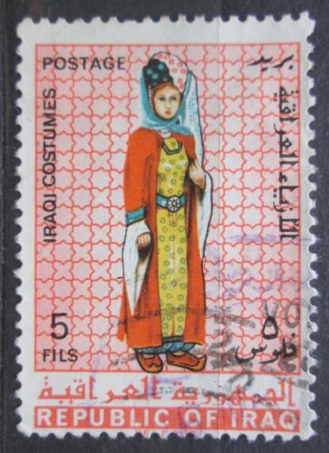 Poštová známka Irak 1967 ¼udový kroj Mi# 493