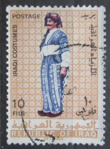 Poštová známka Irak 1967 ¼udový kroj Mi# 494