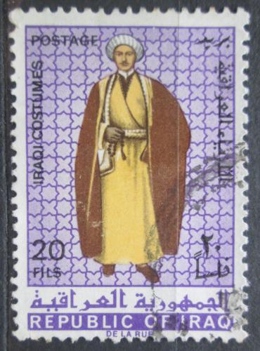 Poštová známka Irak 1967 ¼udový kroj Mi# 496