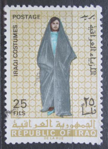 Poštová známka Irak 1967 ¼udový kroj Mi# 497