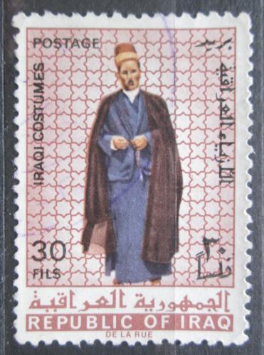 Poštová známka Irak 1967 ¼udový kroj Mi# 498
