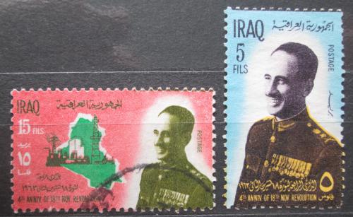 Poštové známky Irak 1967 Prezident Abd as-Salam Arifj Mi# 502-03