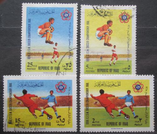 Poštové známky Irak 1968 Futbal Mi# 530-33