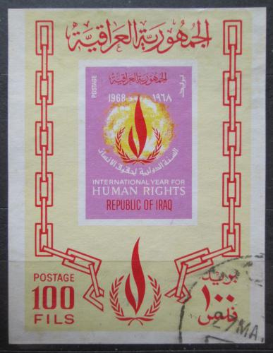 Poštová známka Irak 1968 Deklarace lidských práv Mi# Block 13 Kat 6.50€