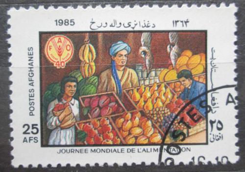 Poštová známka Afganistan 1985 Svìtový den potravin Mi# 1443