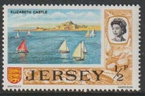 Poštová známka Jersey 1970 Hrad Elizabeth Castle Mi# 34
