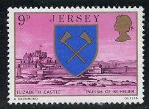Poštová známka Jersey 1976 Elizabeth Castle, St. Helier Mi# 137