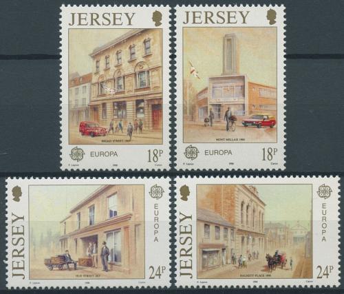 Poštové známky Jersey 1990 Európa CEPT, pošty Mi# 508-11