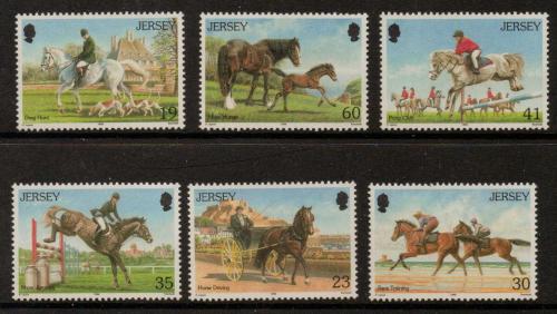 Poštové známky Jersey 1996 Kone Mi# 754-59 Kat 8€