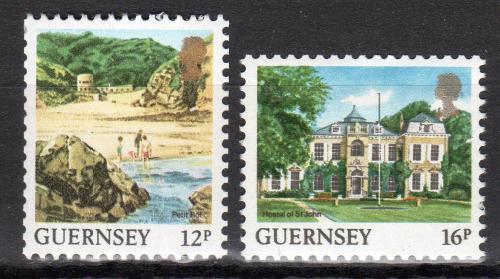 Potov znmky Guernsey 1988 Turistick zaujmavosti Mi# 415-16 - zvi obrzok