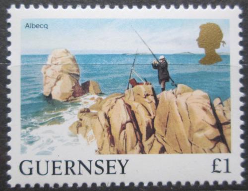 Poštová známka Guernsey 1984 Rybolov Mi# 297