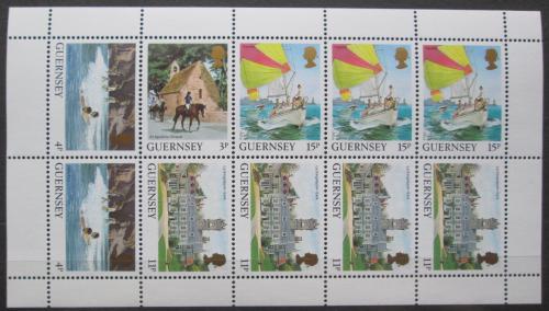 Poštové známky Guernsey 1985 Turistické zaujímavosti Mi# N/N
