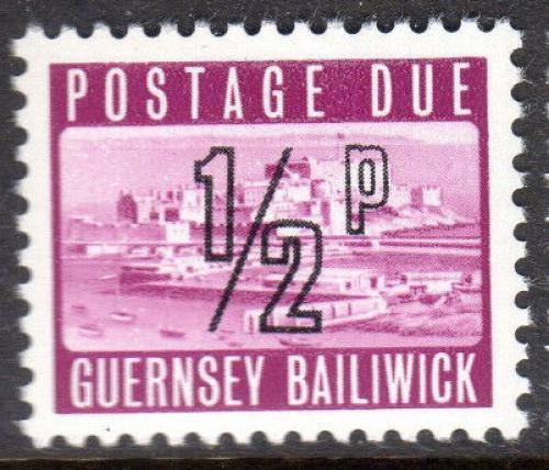 Poštová známka Guernsey 1971 Hrad Cornet, doplatná Mi# 8