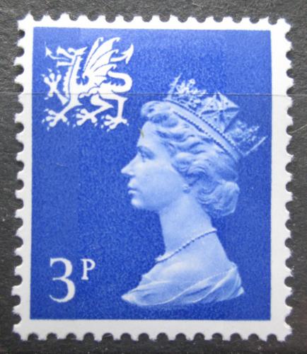 Poštová známka Wales 1971 Krá¾ovna Alžbeta II. Mi# 14