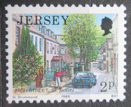Poštová známka Jersey 1989 Silnice v St. Aubin Mi# 464