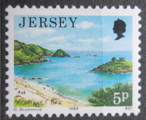 Poštová známka Jersey 1989 Záliv Portelet Bay Mi# 466