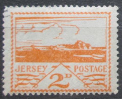 Poštová známka Jersey, nìmecká okupace 1943 Pevnost Fort Elisabeth Mi# 6 Kat 8€