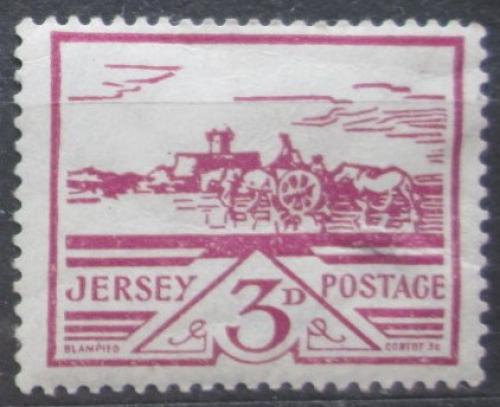Poštová známka Jersey, nìmecká okupace 1943 Sbìr chaluh Mi# 8 Kat 8€