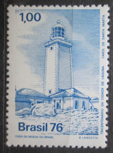 Poštová známka Brazílie 1976 Maják na mysu Santa Marta Mi# 1551