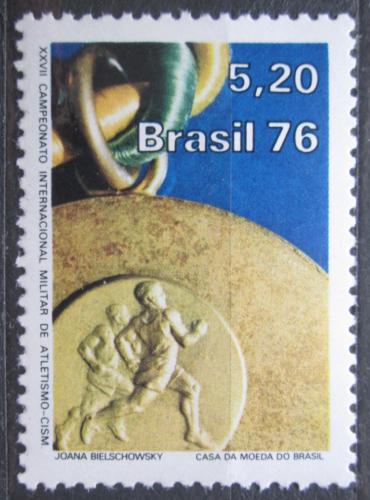 Poštová známka Brazílie 1976 Medaile z atletických závodù Mi# 1557