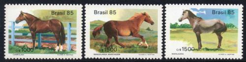 Potov znmky Brazlie 1985 Kone Mi# 2097-99 Kat 5.50