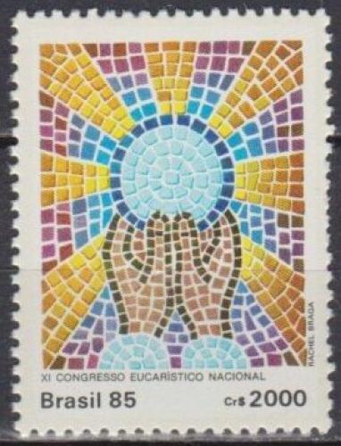 Potov znmka Brazlie 1985 Eucharistick kongres Mi# 2131 - zvi obrzok