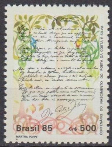 Potov znmka Brazlie 1985 Star rukopis Mi# 2165
