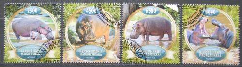 Poštové známky Madagaskar 2022 Hrochy Mi# N/N
