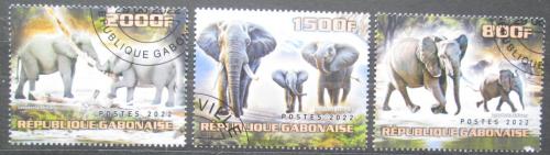 Poštové známky Gabon 2022 Slony Mi# N/N