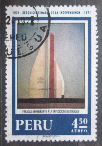 Poštová známka Peru 1971 Pamätník oslobedenia v Paracas Mi# 818