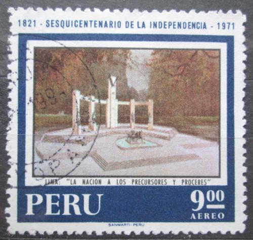 Poštová známka Peru 1971 Pamätník v Limì Mi# 821