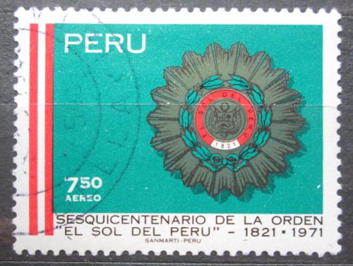 Poštová známka Peru 1971 Slunce Mi# 831
