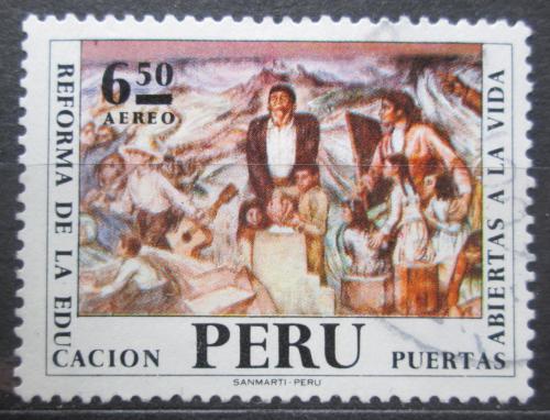 Poštová známka Peru 1972 Reforma vzdìlání Mi# 856